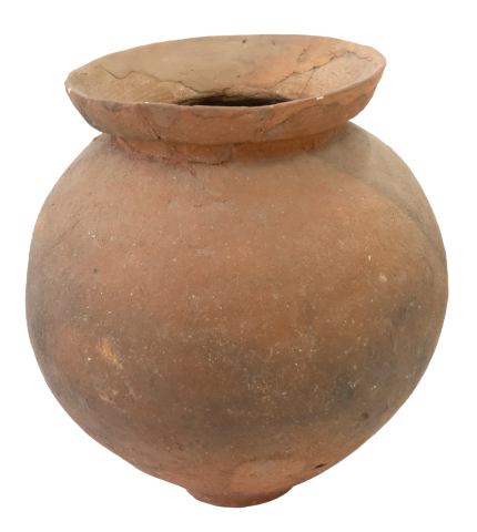 古墳時代〜平安時代　土師器　赤褐色土器　盤　皿　直径 約25.9cm　岩手県出土 古墳時代〜平安時代 土師器 赤褐色土器 盤 皿 直径 約25.9cm