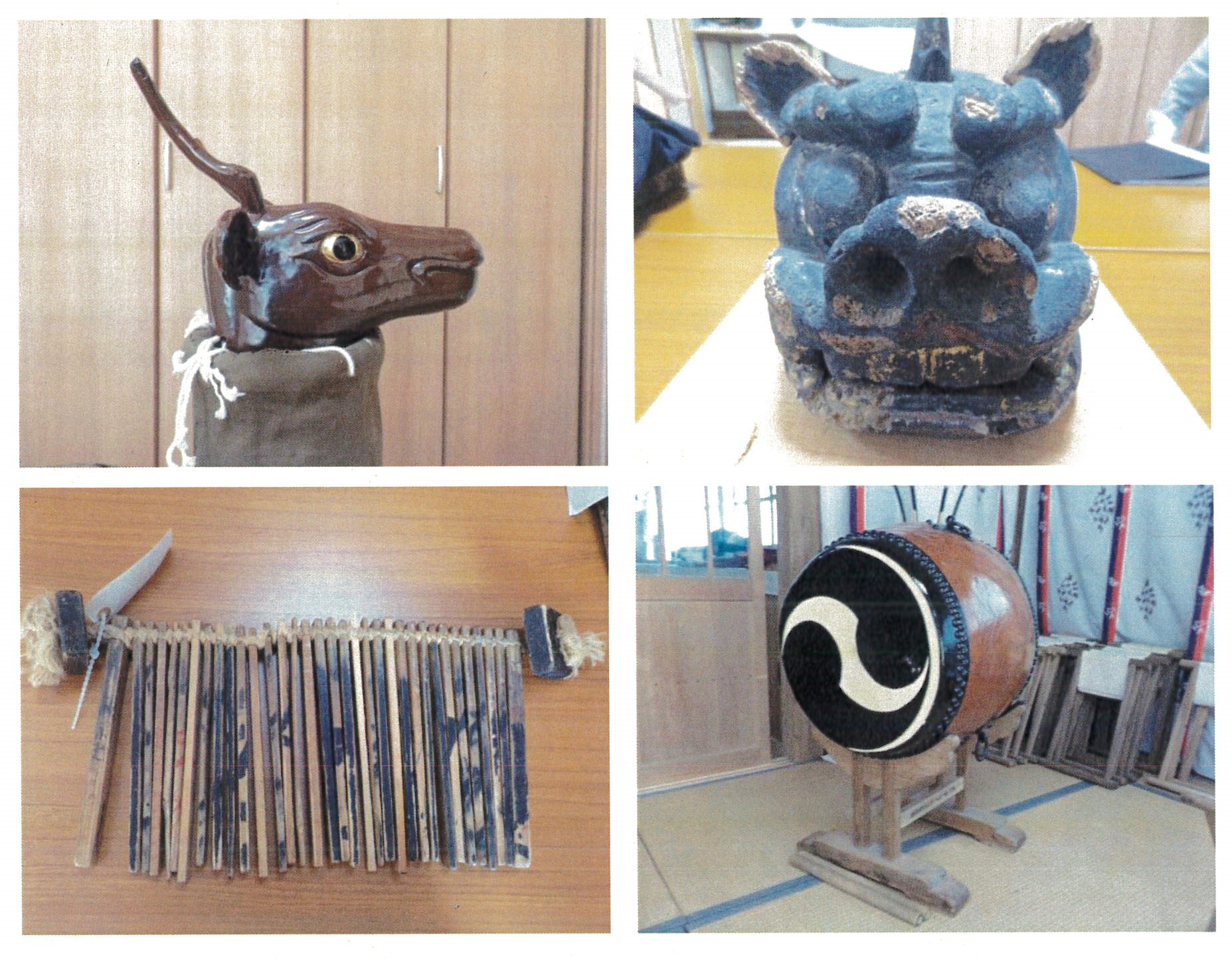 御宝殿稚児田楽・風流の用具類｜いわきデジタルミュージアム